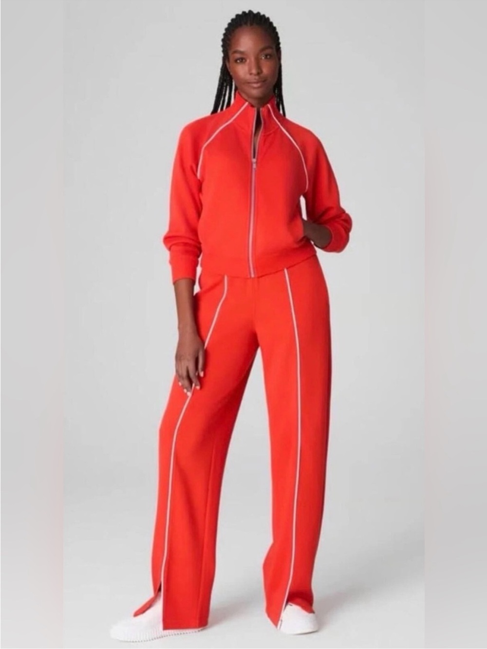 Spanx AirEssentials Pique Track Pants in Orange